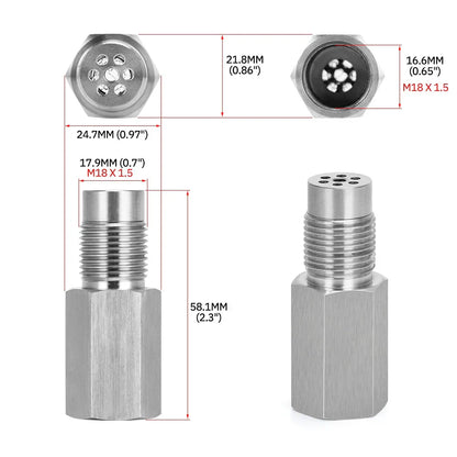 CEL Check Engine Light Adapter Mini Cat CEL P0420/P0042 Eliminator Mini Catalytic Converter O2 Sensor