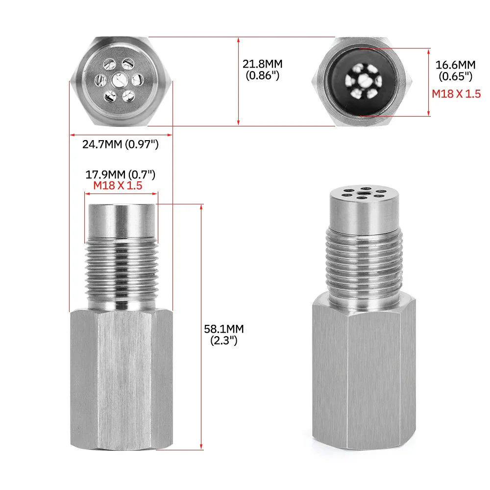 Adaptateur de voyant de contrôle moteur CEL Mini Cat CEL P0420/P0042 Eliminator Mini convertisseur catalytique capteur O2 