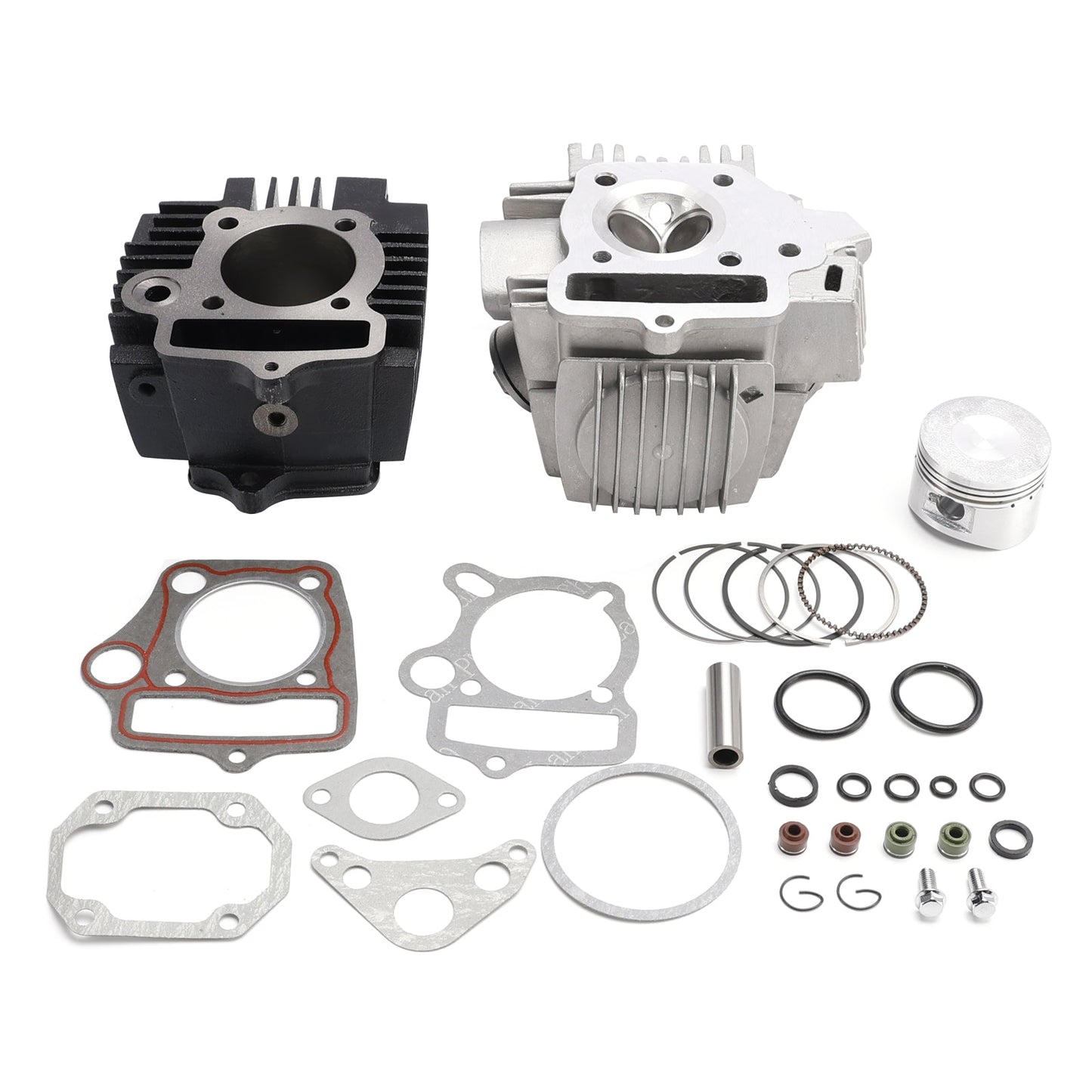 Honda Super Cub C110/C111 OHV 52.4mm Cylinder Head Barrel Piston Kit 107cc
