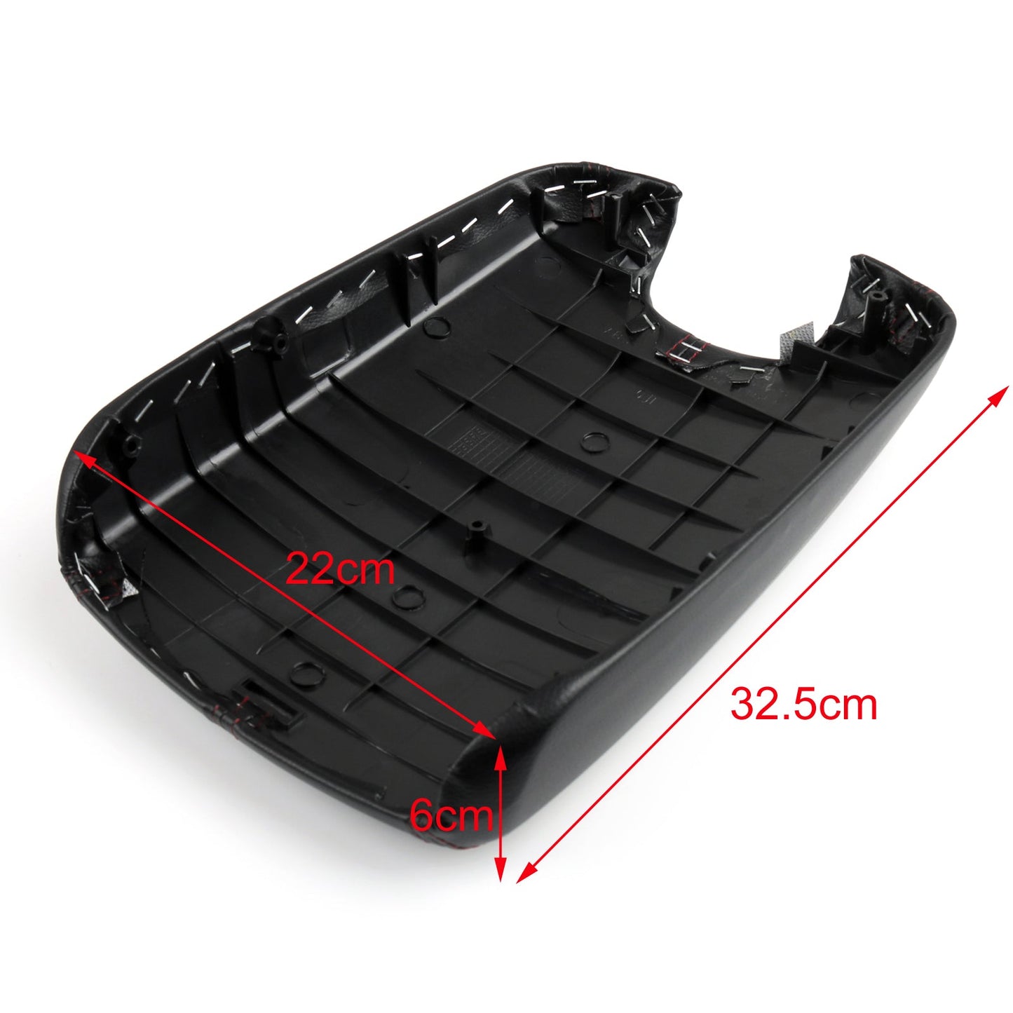 Honda Accord 2008-2012 Leather Center Console Armrest Lid Cover Black