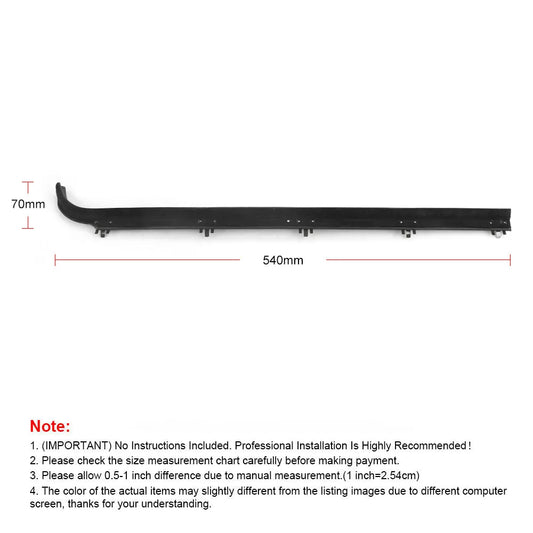 1987-1997 Ford F150 F250 F350 F2TZ1521457A E7TZ1521453A 4PCS Inner & Outer Car Door Window Seal Belt Weatherstrip Kits