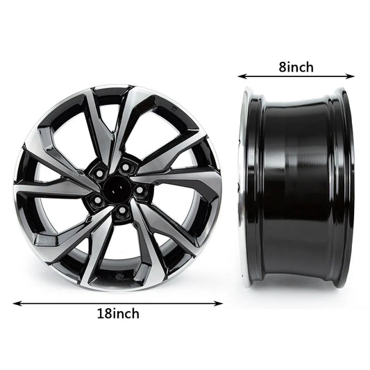 18" Replacement Wheel Rim for 2017-2021 Honda Civic Smoked Wheel