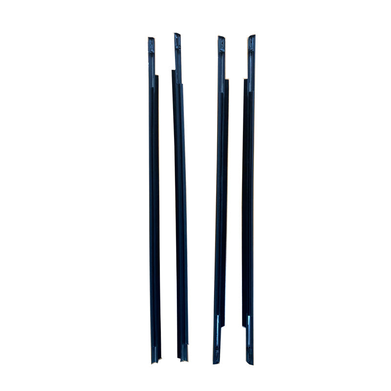 2007-2018 Mitsubishi Outlander 4Pcs Window Glass Weatherstrip 5727A007 5727A008 5757A003 5757A004 Side Door Moulding Trim Seal