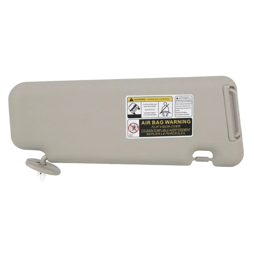 2008-2013 Toyota Highlander 7432048500E0 Left Driver Side Sun Visor Sunshade with Mirror