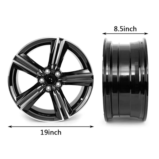 19x8.5" Wheel Rim for 2023 2024 Honda Accord Machined Black