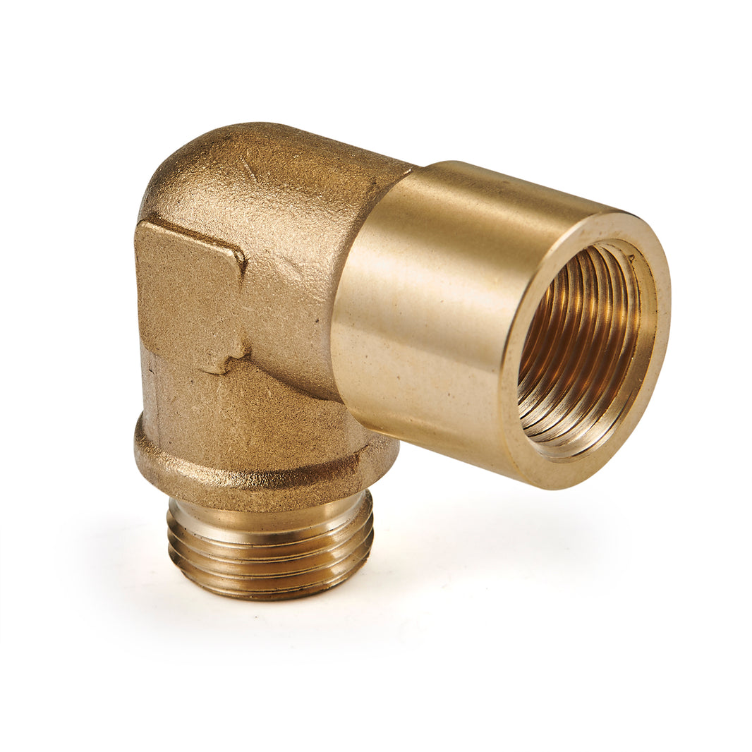 Rallonge coudée à 90 degrés pour capteur d'O2 M18 x 1,5, rallonge de bonde d'oxygène