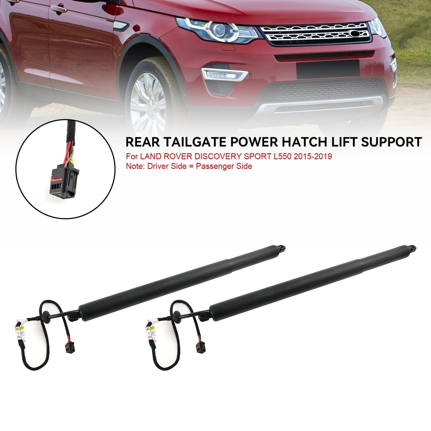 2PCS Electric Tailgate Strut LR075420 LR058635 2015-2019 Land Rover Discovery Sport L550