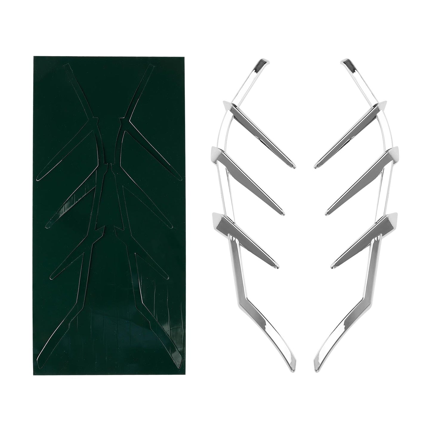 Embellecedores deflectores de aire cromados de bastidor central para Road Street Electra Glide 2009-2023