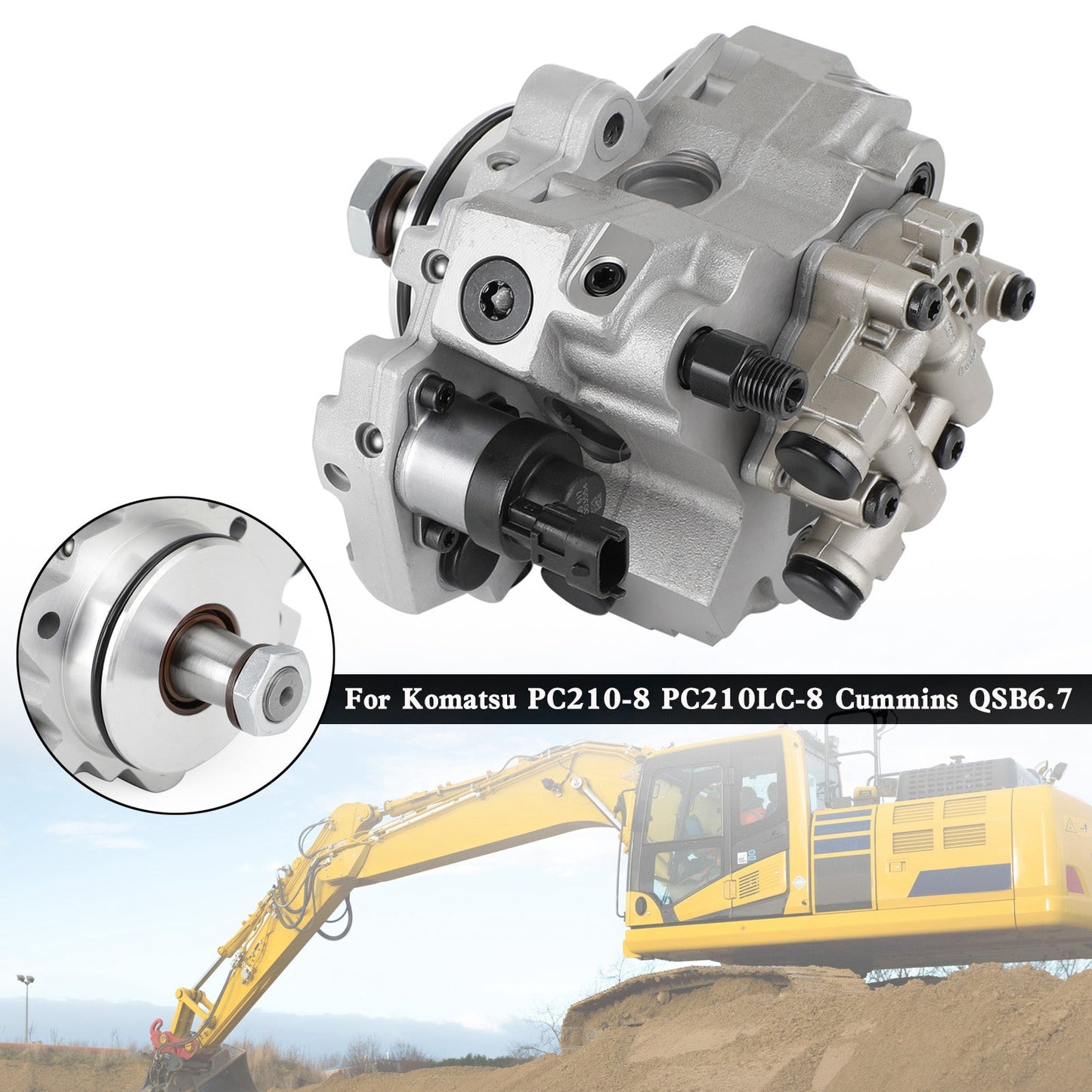 Pompe d'injection de carburant haute pression Bosch Cummins QSB6.7 Komatsu PC210-8 PC210LC-8 0445020122 CP3 525660