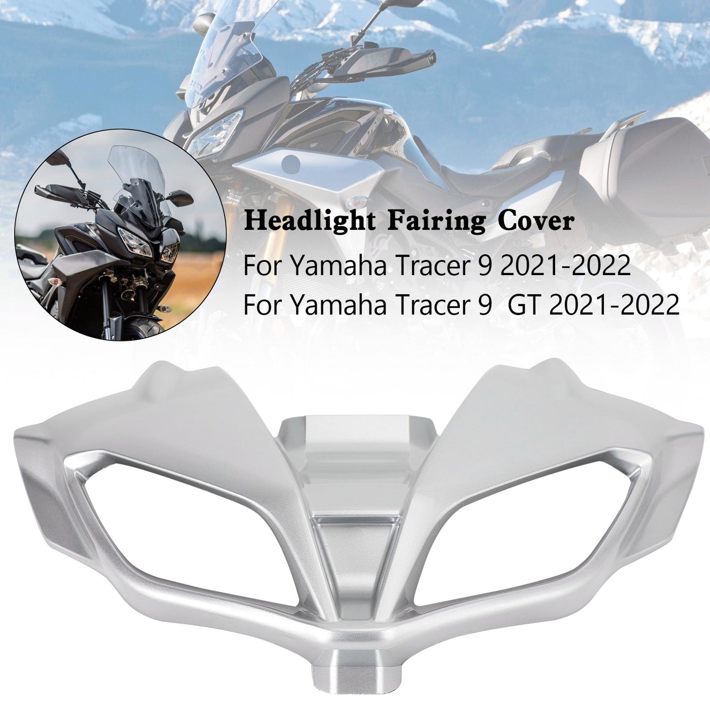 Headlight Fairing Stay Beak Nose Cone For For Yamaha Tracer 9 GT 2021-2022