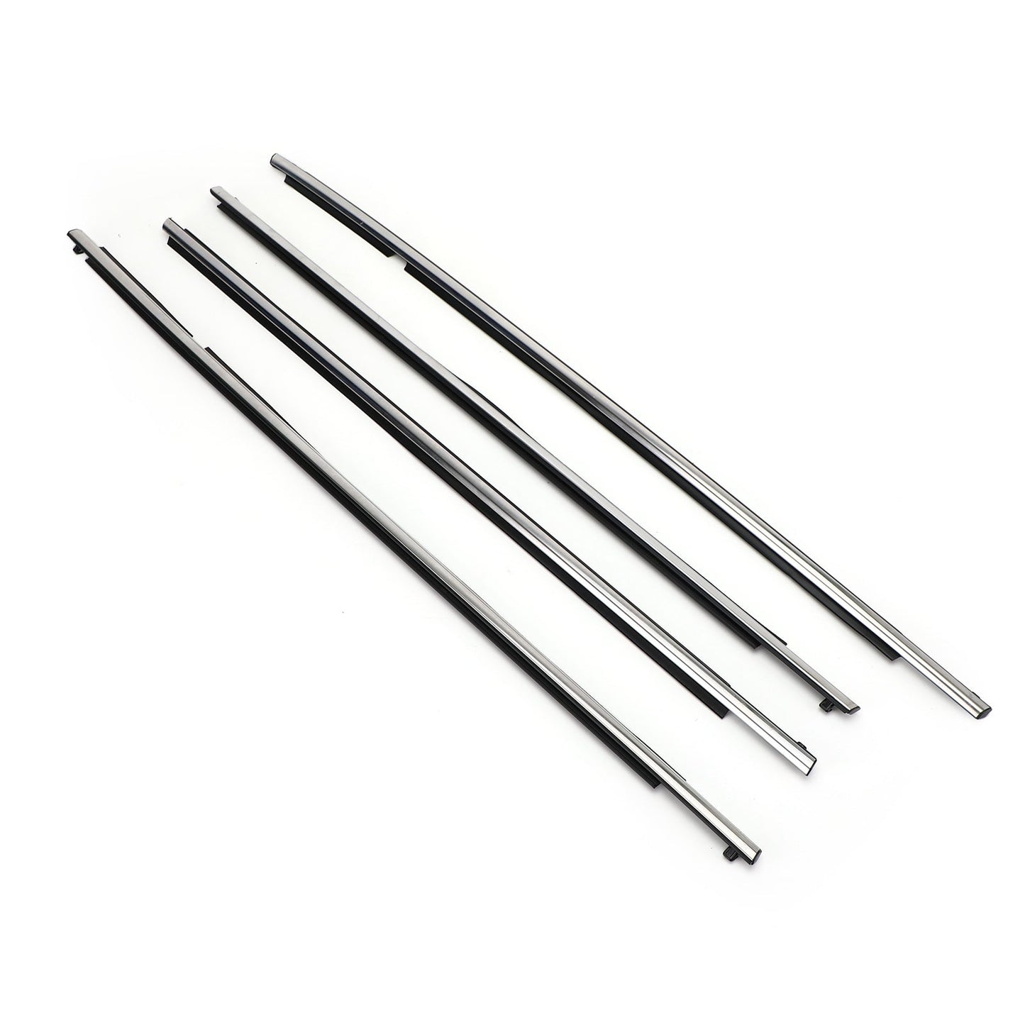 Joint d'étanchéité chromé pour vitres de voiture Toyota RAV4 2014-2019, 4 pièces, 75740-0R040