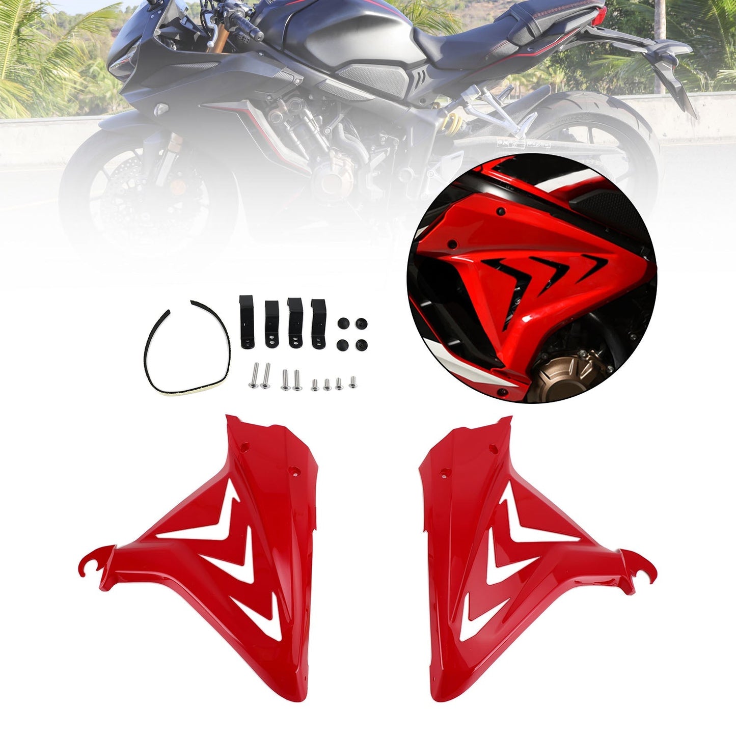 Paneles laterales y cubiertas de carenado para Honda CBR650R 2019-2021