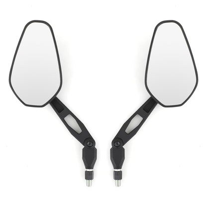 Pair M10 Rear View Mirror UNIVERSAL Nylon Mirrors ForMotorcycle Custom Cruiser