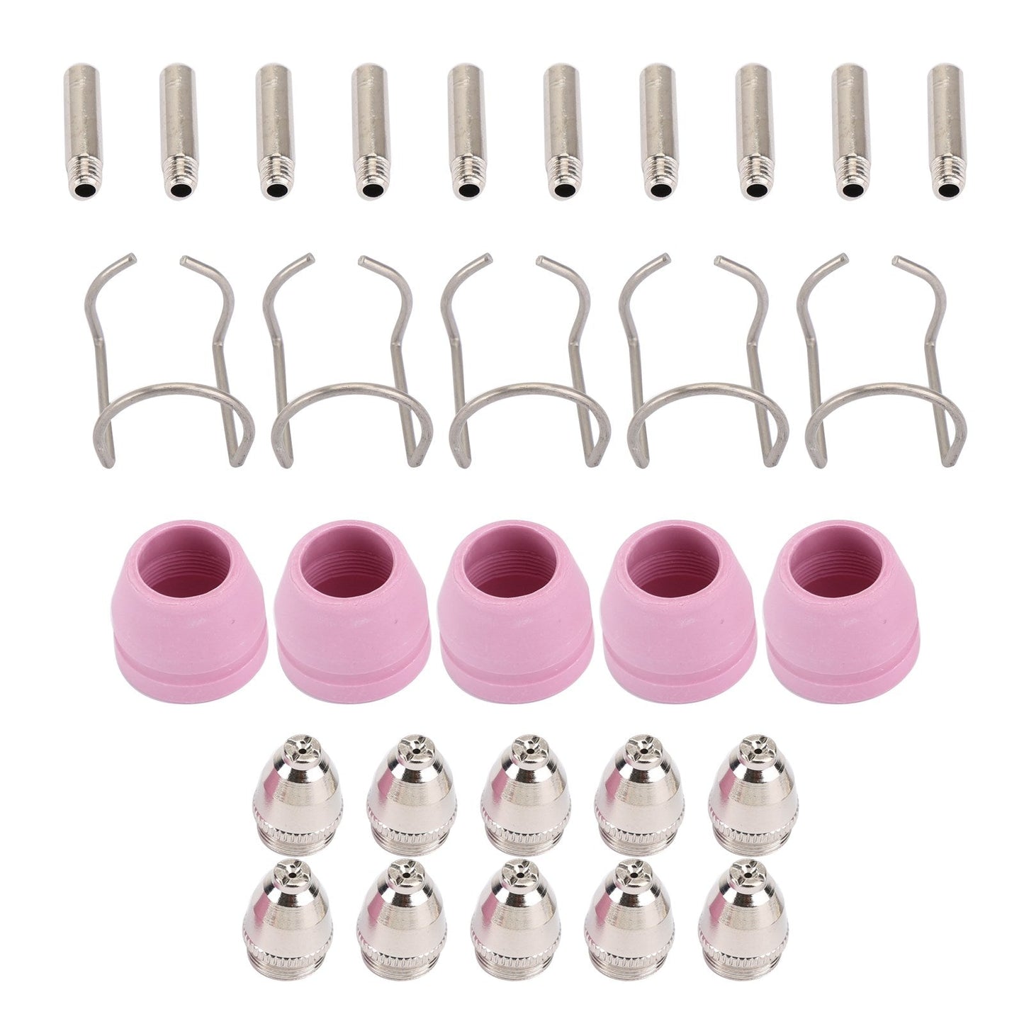 30 piezas de consumibles para antorcha de corte de plasma AG-60 SG-55, puntas de electrodo, guía de protección