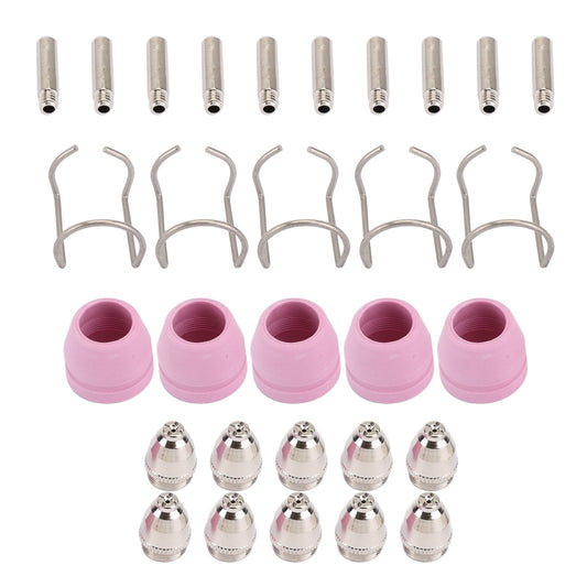 30 piezas de consumibles para antorcha de corte de plasma AG-60 SG-55, puntas de electrodo, guía de protección
