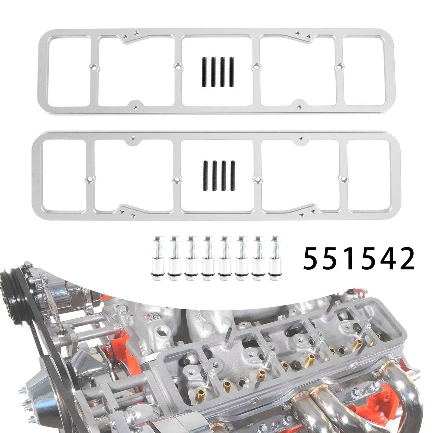 Adaptateur de couvercle de soupape 55-86 périmètre à 87-02 tête de boulon central 350 327 551542