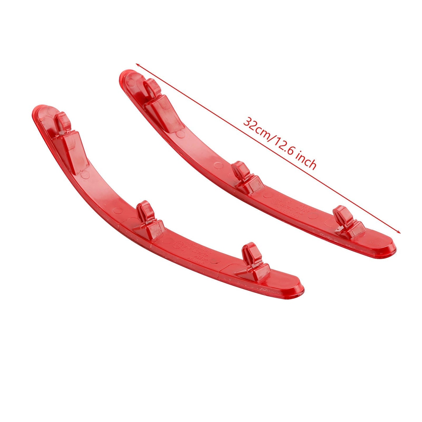 Paire de réflecteurs de pare-chocs arrière gauche et droit pour VW Touareg 7L 2002-2010 avec lentille rouge, sans éclairage 7L6945105A 7L6945106A