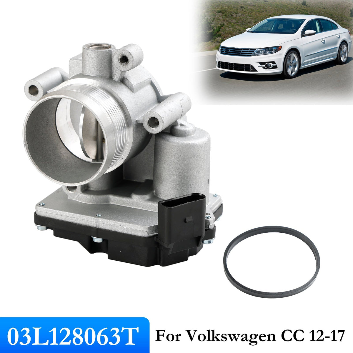 2012-2018 (Limited 2018 ) Volkswagen Tiguan 03L128063T Throttle Body Assembly