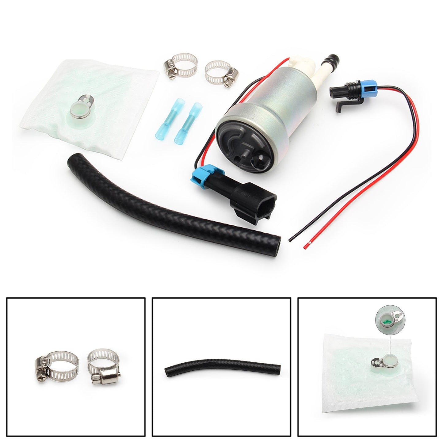 Pompe à carburant et kit d'installation Hellcat Walbro TI 525lph F90000285 E85