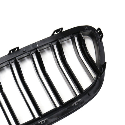 01.2009-10.2016 BMW 5 Series F10 Kidney Bumper Grille Grill Gloss Black 51137203649 51137203650