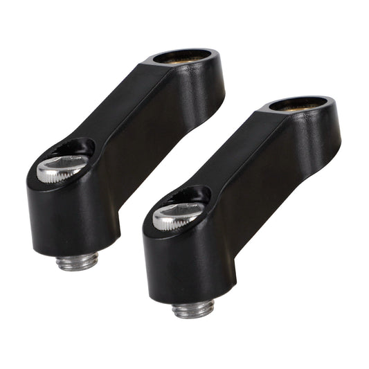 Rallonge de rétroviseur moto en plastique noir 10 mm - M10 pour Yamaha