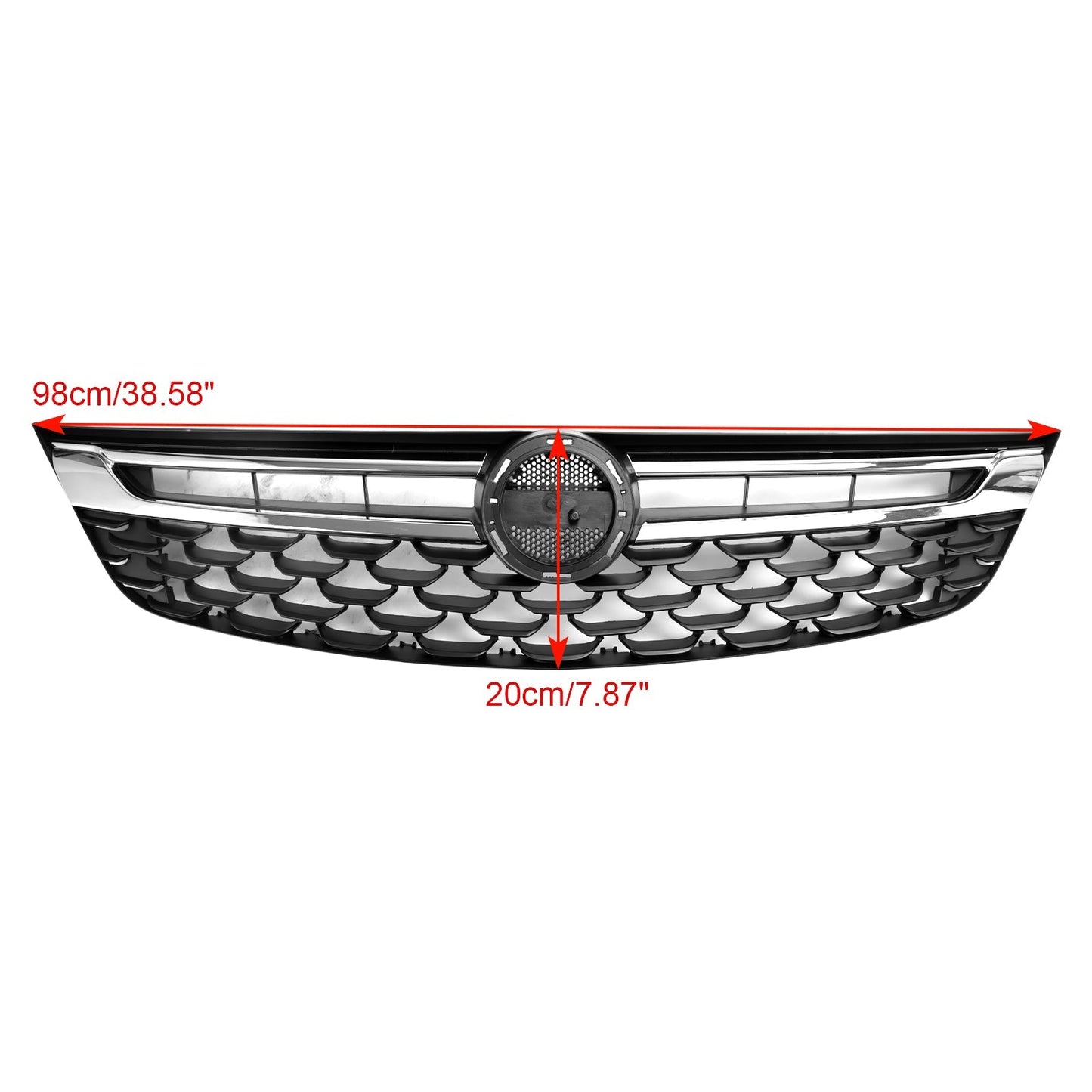 2015-2019 Vauxhall Astra K (Pre Facelift MK7) Black Chrome Front Bumper Grill Grille Generic