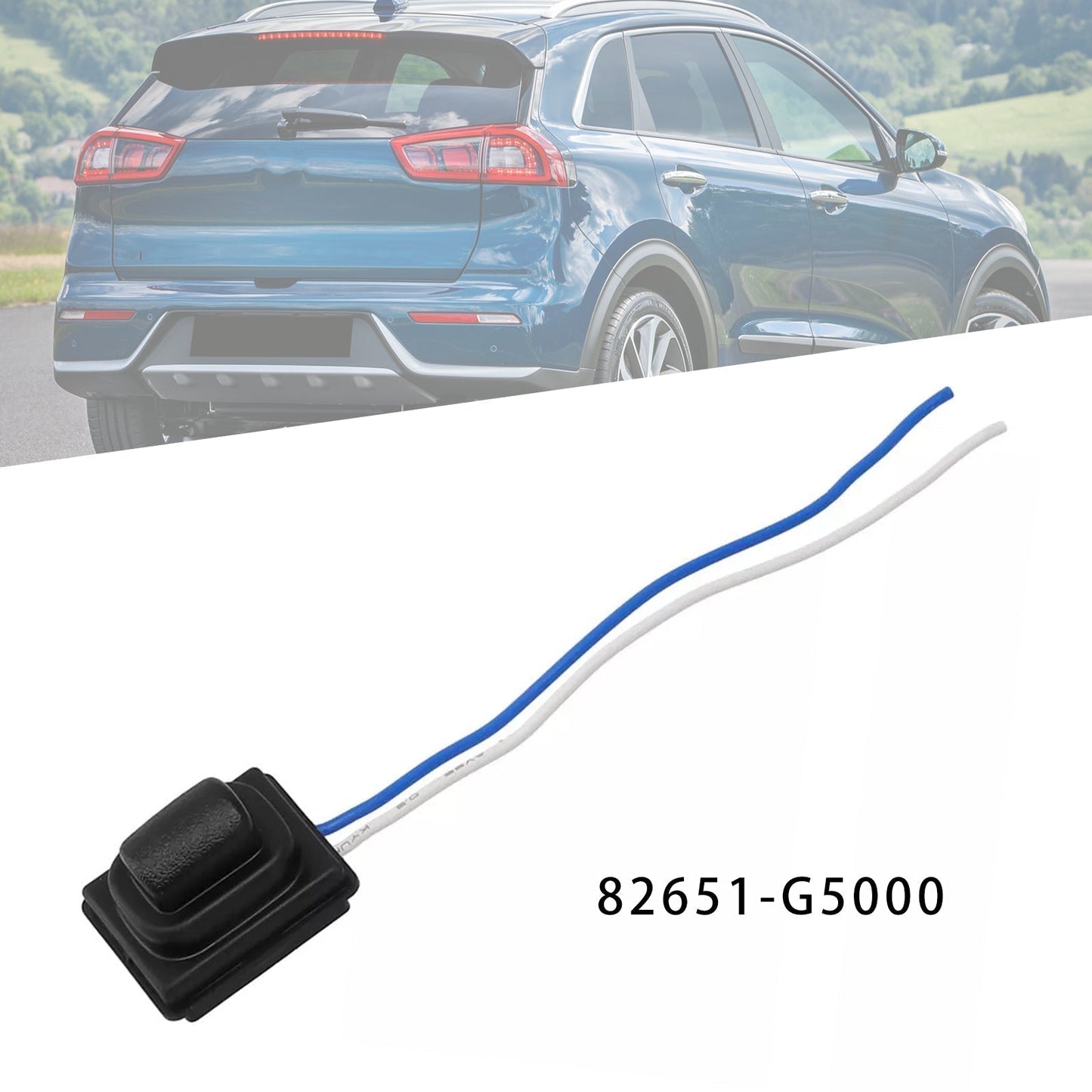 Interrupteur de poignée de porte avant gauche, petit bouton, Kia Niro 2016-2021 82651-G5000