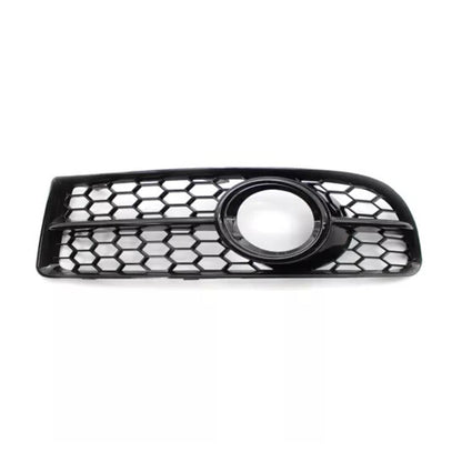2005-2008 Audi A4 B7 S-Line S4 Black Front Bumper Honeycomb Fog Grille Cover