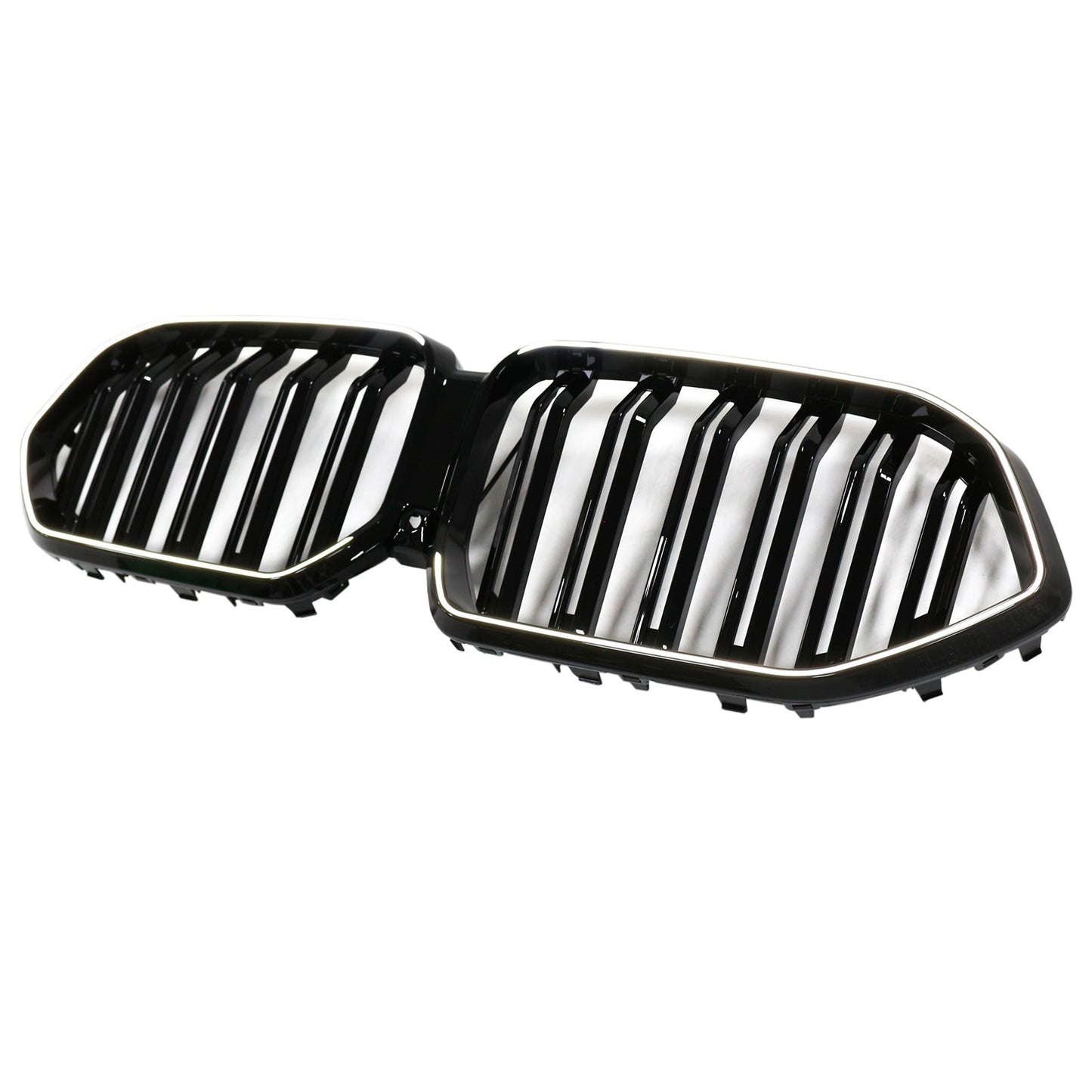 2023-2025 BMW X6 G06 M60i Double Slat Front Bumper Grille W/Camera Hole
