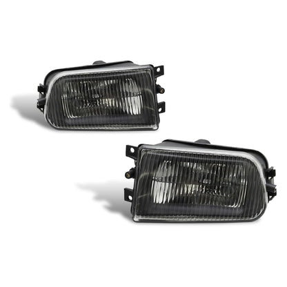 1998-2002 BMW Z3 Pair Front Bumper Fog Light Lamps Without Bulbs 63178360575 63178381977