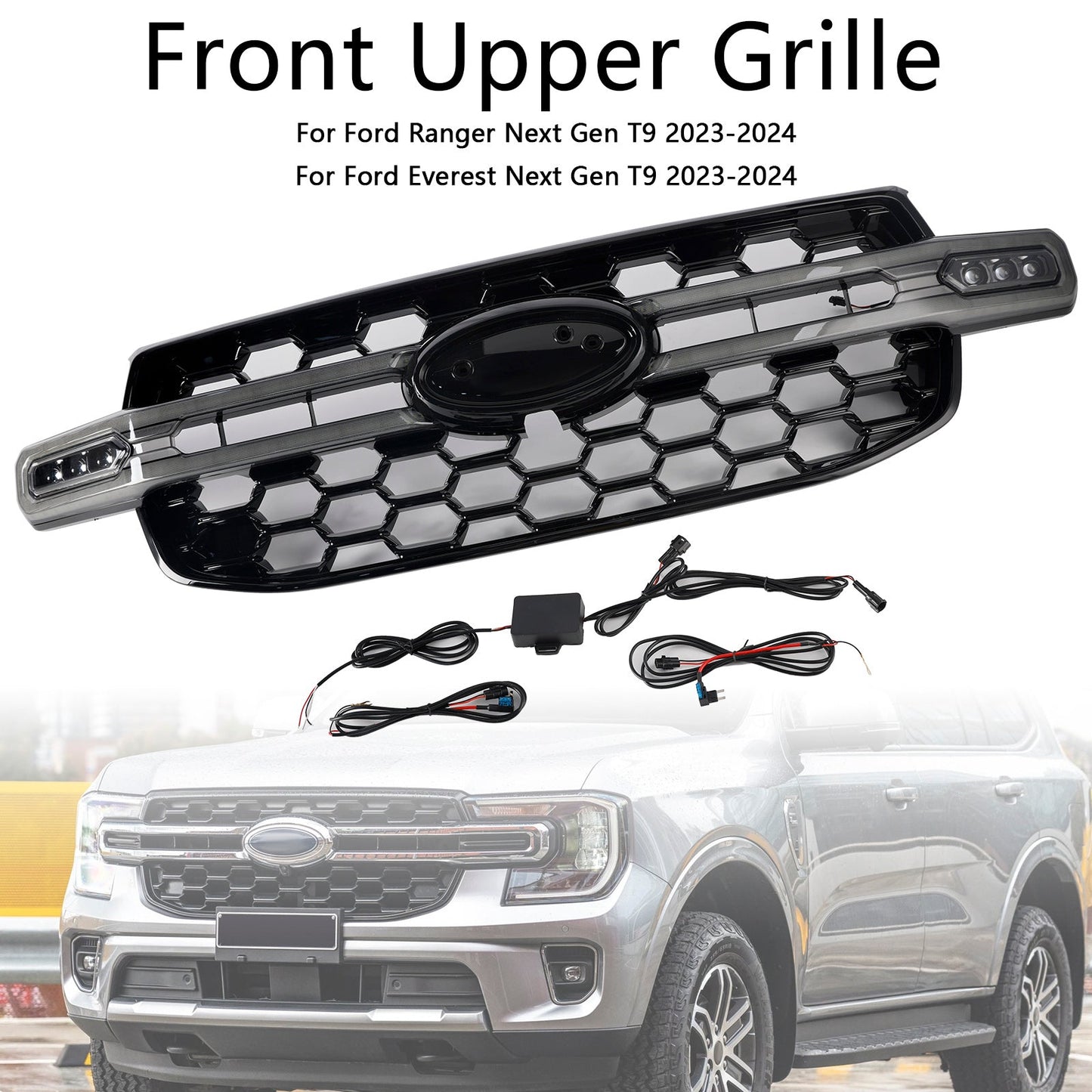 2023-2024 Ford Ranger Everest Next Gen Wildtrak Front Bumper Grille Grill