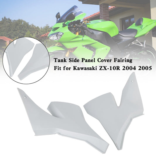 Panneau de carénage latéral de réservoir pour Kawasaki ZX-10R 2004-2005