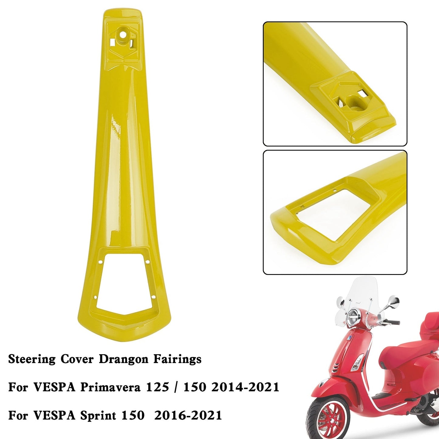 Carenado de bocina de dirección ABS para VESPA Sprint Primavera 125/150 2014-2021
