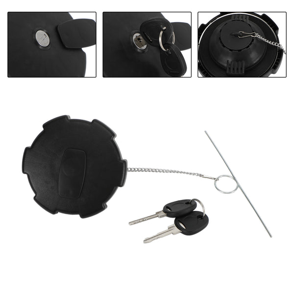 Tapa de combustible con cerradura 20392751 para cargadoras de ruedas Volvo L60, L90, L110 y L120 con llaves