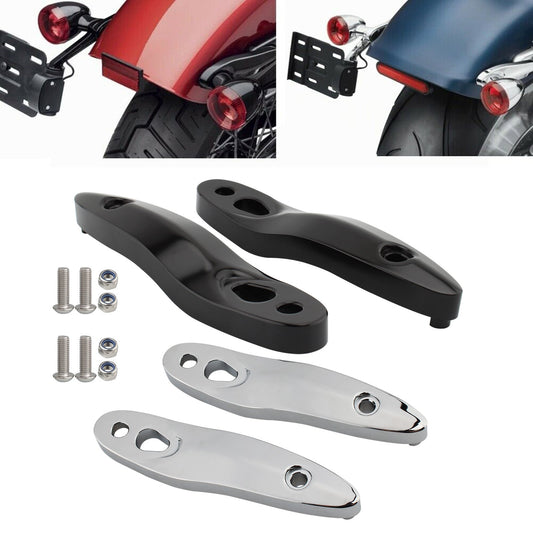 2000-2020 Harley Softail All Models Turn Signal Extension Bracket License Plate Relocation Kit