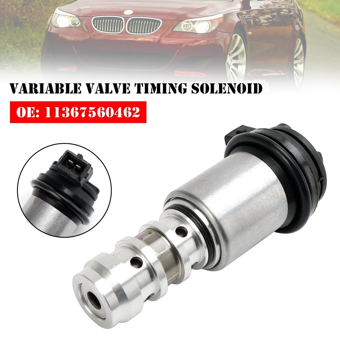 2006-2010 For BMW 550i E60 650i E64 E63 Variable Valve Timing Solenoid 11367560462