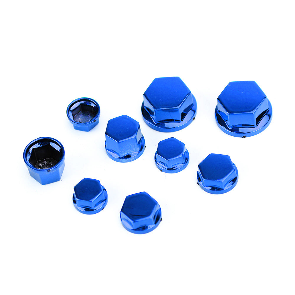 Tapa de rosca hexagonal de 30 mm para Suzuki, motocicleta, ciclomotor, scooter, color azul