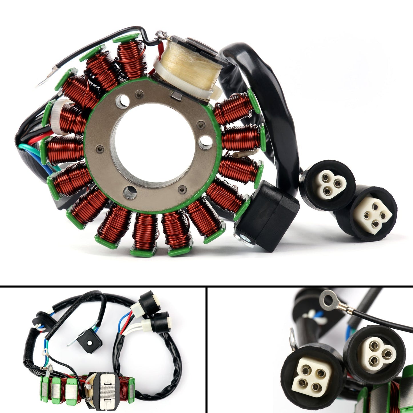Bobine de stator de générateur de magnéto Yamaha #59 V-85510-20 pour YFM225 Moto-4 1986-1988 YFM250 Moto-4 1989-1991 