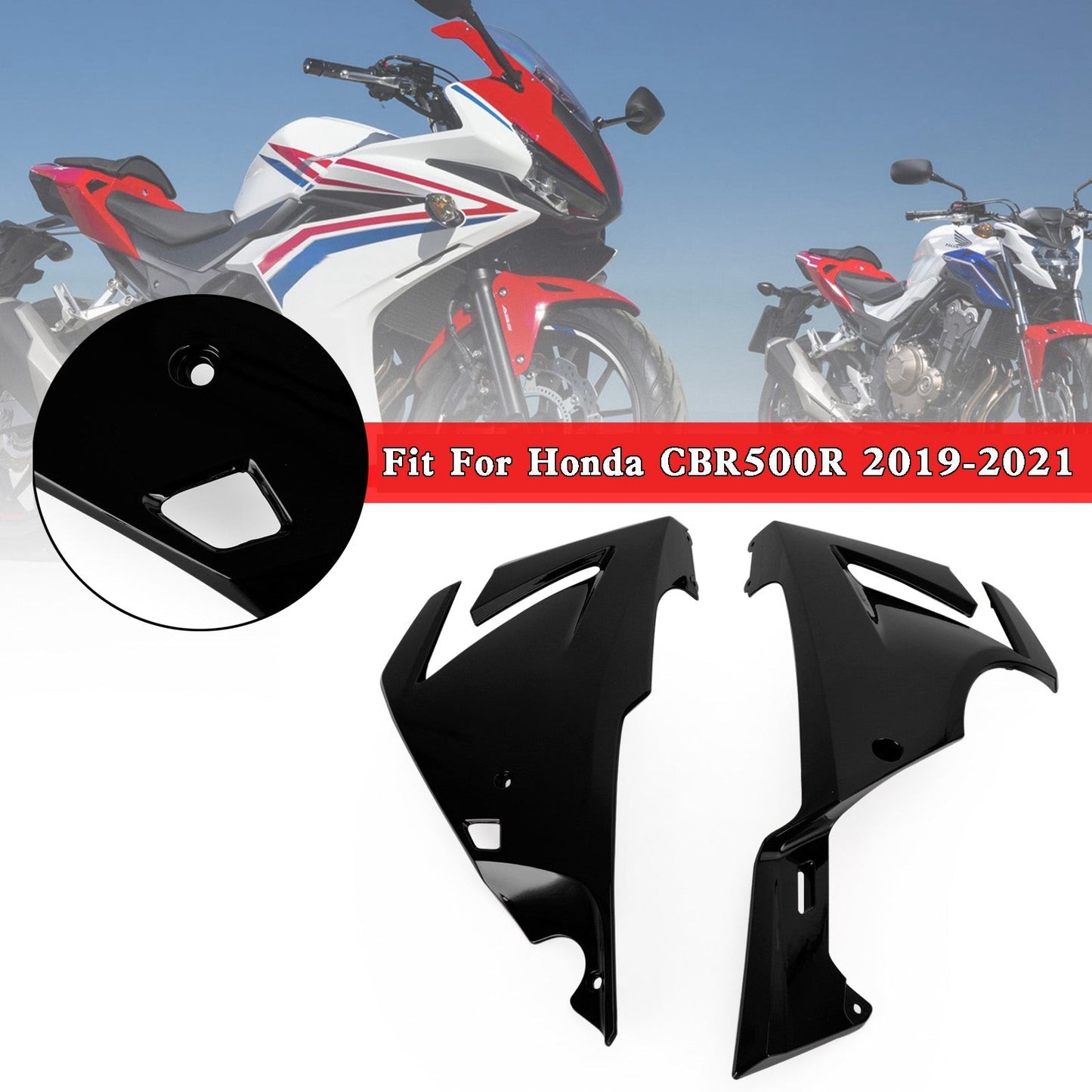 Capot de carénage de panneau latéral pour Honda CBR500R 2019-2021