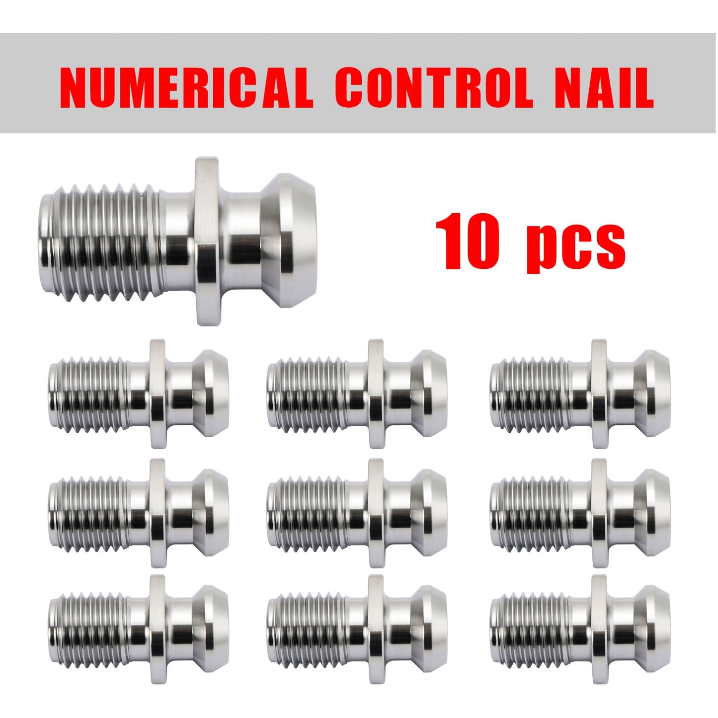 10Pcs CAT50 45�� 1.140" Pull Stud Coolant Thru Retention Knob For Mazak