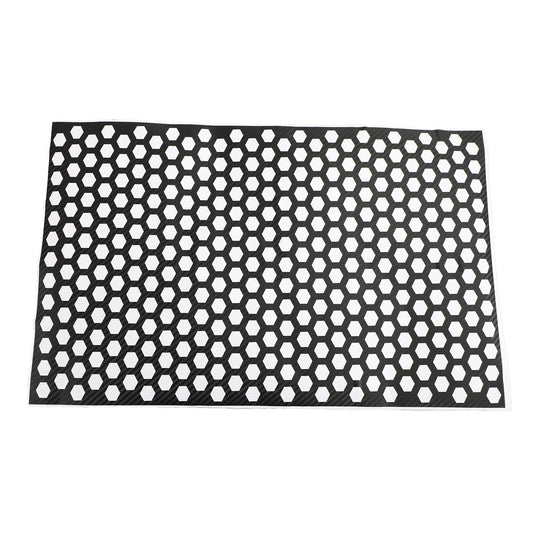 Autocollant de feu arrière en carbone pour voiture, accessoire en nid d'abeille