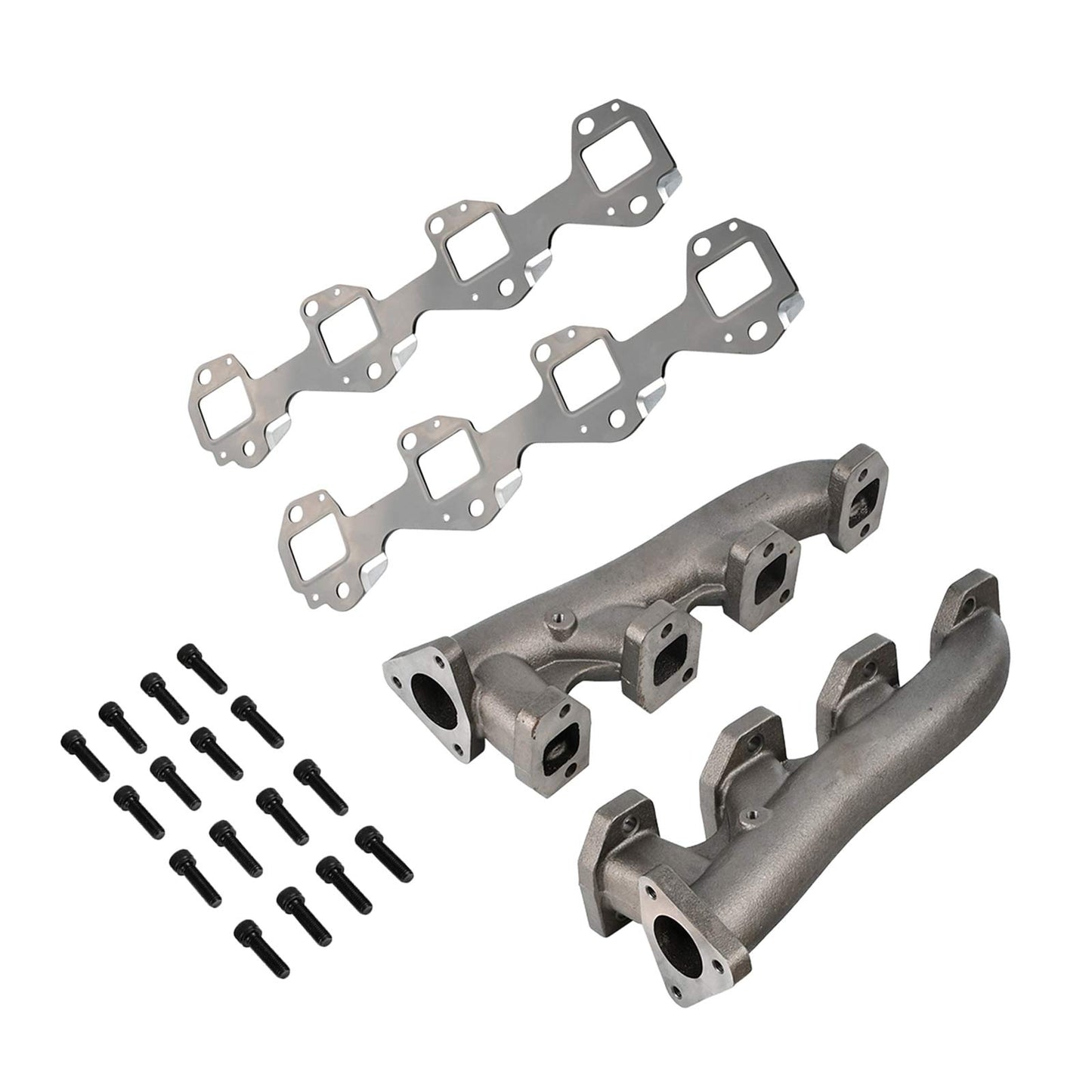 2007.5-2010 6.6L LMM Duramax High Flow Race Exhaust Manifolds & Gasket Assosary