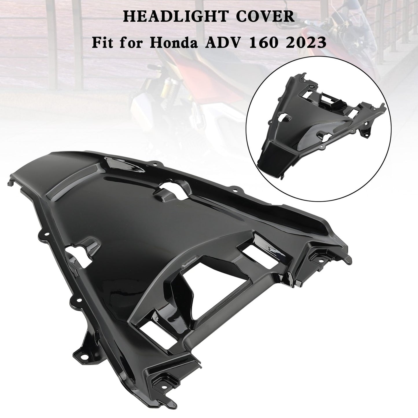 Protector de plástico ABS para faro delantero de Honda ADV 160 2023