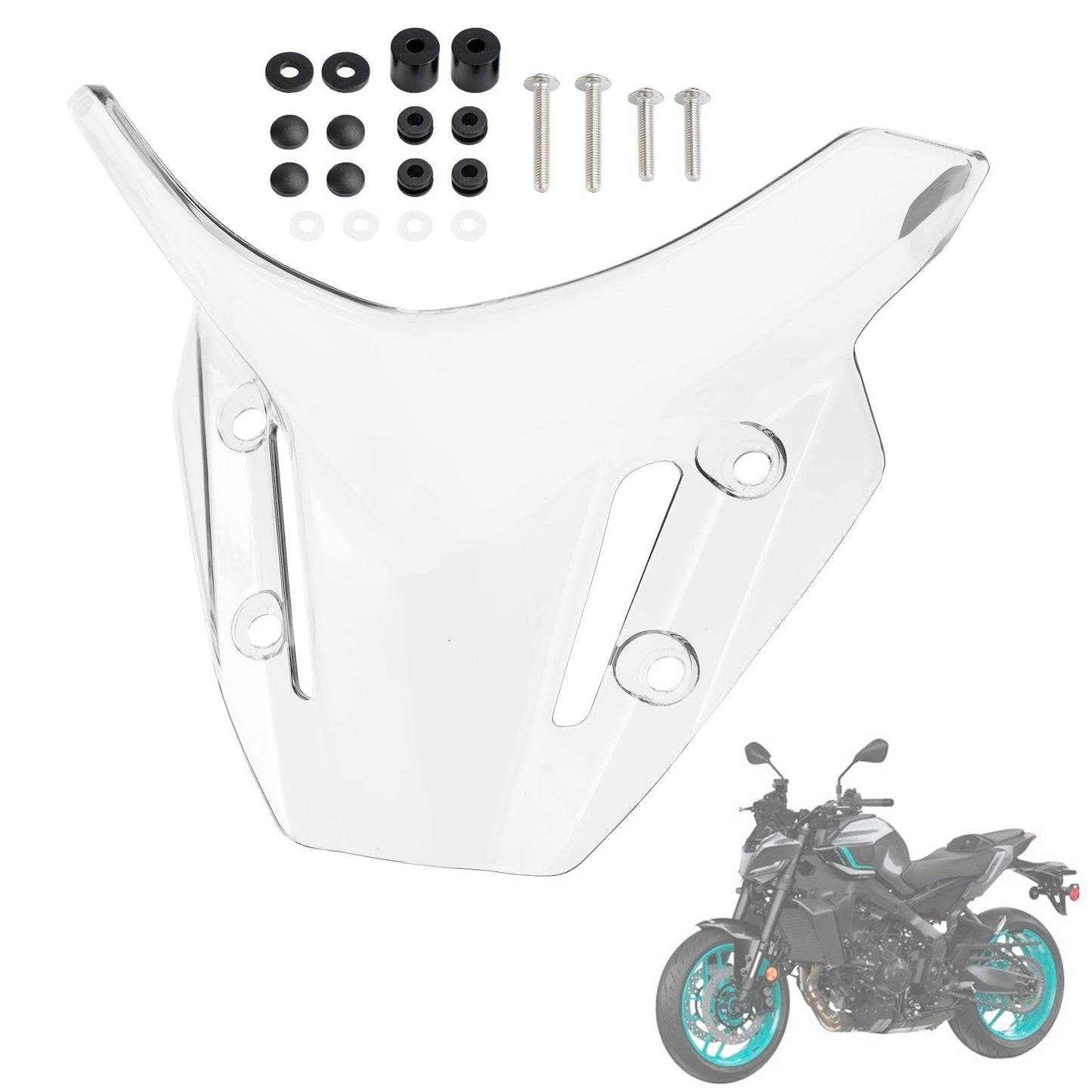 ABS Motorcycle Windshield WindScreen fit for YAMAHA MT-09 MT 09 2021-2023