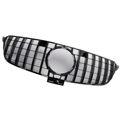 GT Style Front Bumper Grille Grill Fit Mercedes Benz GLE-Class W166 2015-2018