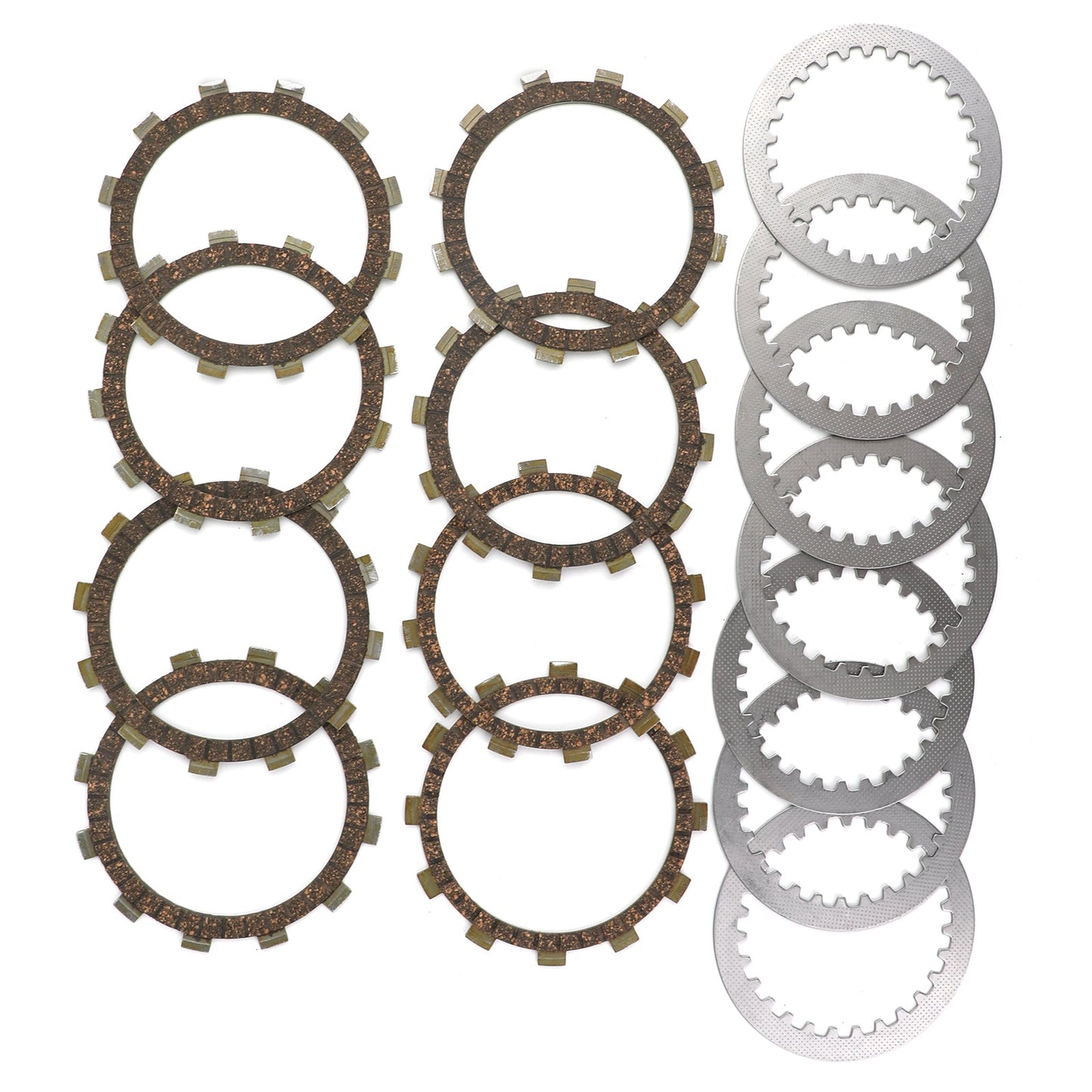 Kit de embrague de acero y placas de fricción compatibles con Yamaha TT600, XT400, XT500, XT600 y SRX400.