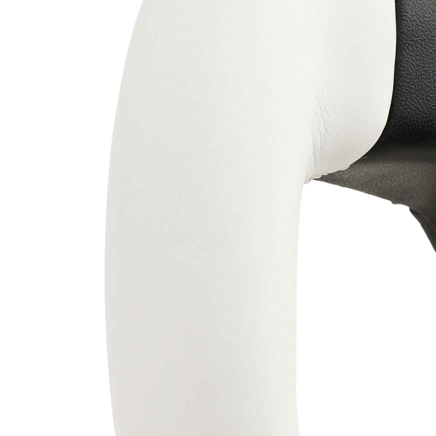 Volant carré chauffant en cuir blanc pour Tesla Model 3 (2017-2023)