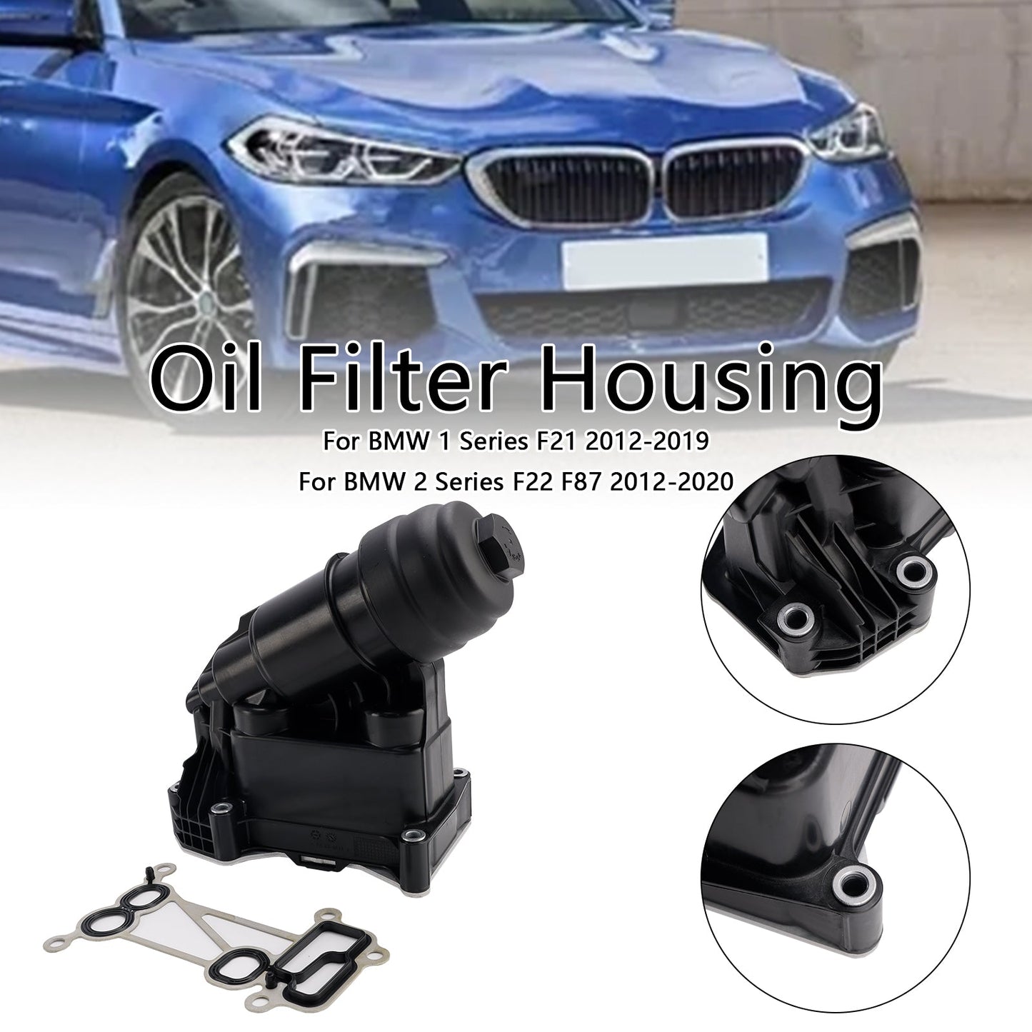 Boîtier de filtre à huile 7800066 11427800066 pour BMW Série 5 F10 2010-2016