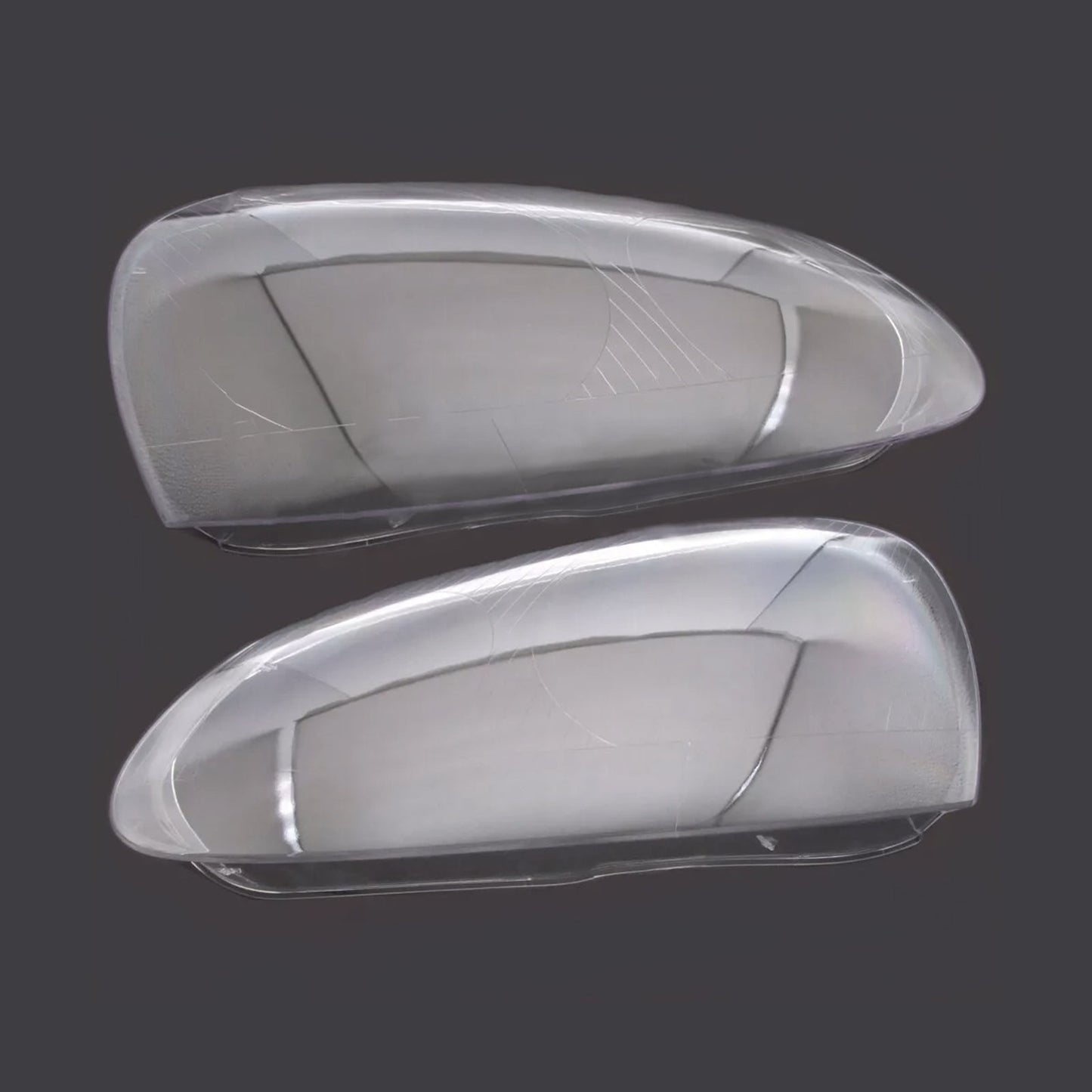 Lot de 2 lentilles de phare avant transparentes pour Volkswagen R32 2008 (1K6941005S, 1K6941006S)