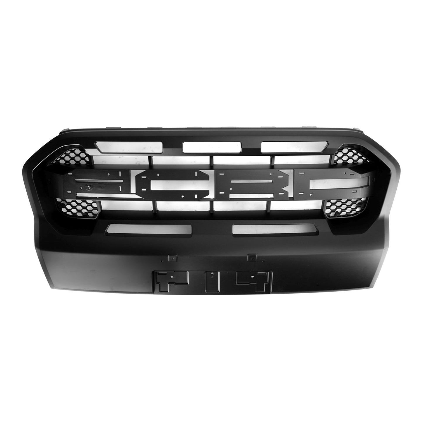2019 2020 2021 2022 2023 Ford Ranger Wildtrak Black Grille Raptor Style Front Bumper Replacement Grille